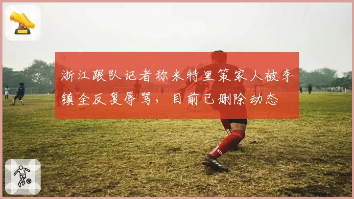浙江跟队记者称米特里策家人被李镇全反复辱骂,目前已删除动态